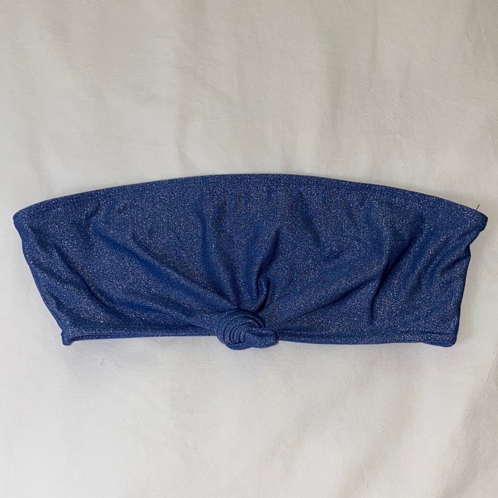 la hearts bandeau bikini top